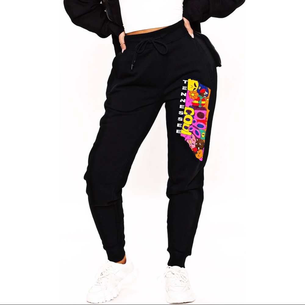 Tennessee Joggers | Black sweat pants